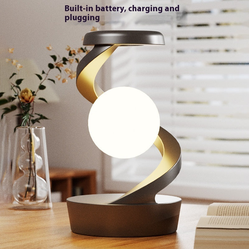 Floating Moon Light & Wireless Charger – Mesmerizing Home Glow