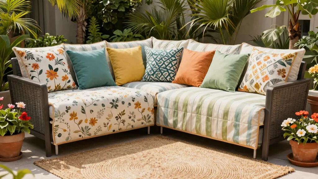 10 Patio Cushion Covers to Give Your Outdoor Seating a Fresh New Look