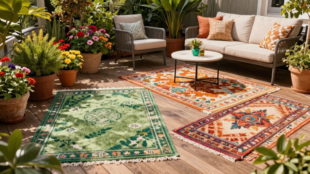 8 Deck Rug Ideas to Add Color and Comfort to Your Outdoor Space