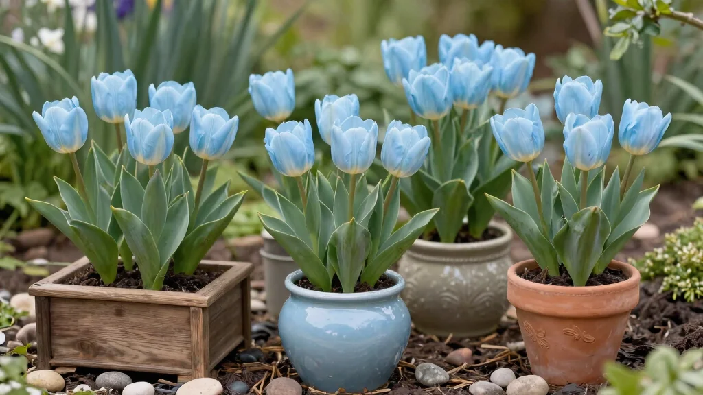 8 Light Blue Tulips for a Cool and Calming Spring Garden