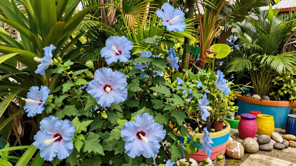 9 Light Blue Hibiscus Flowers for a Stunning Tropical Garden Look