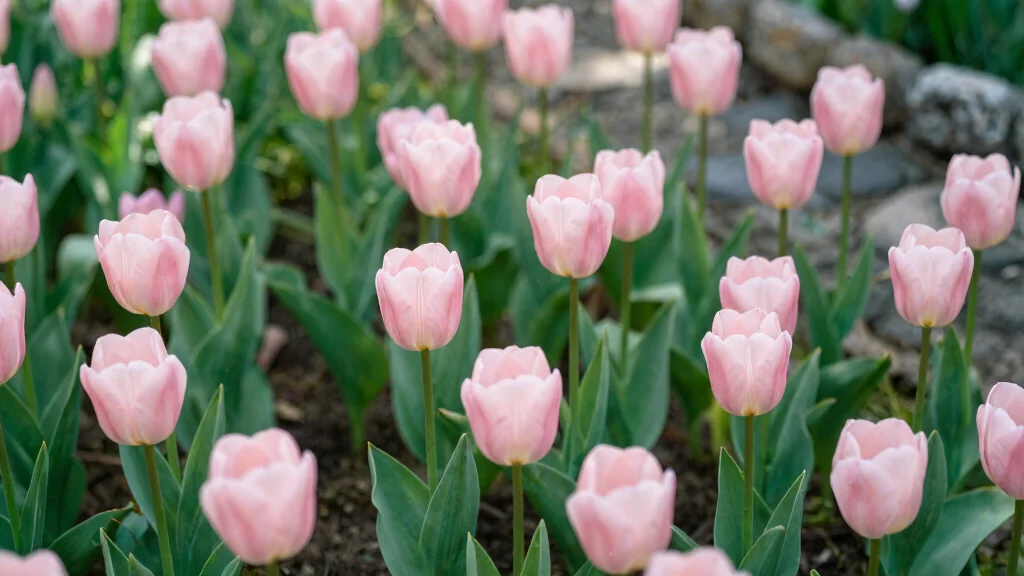 9 Light Pink Tulips to Welcome Spring with Soft Pastel Beauty